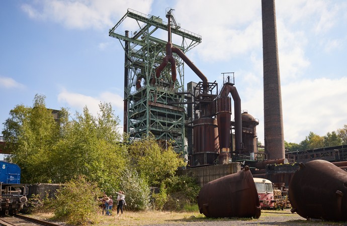 Hochofen der Henrichshütte Hattingen.