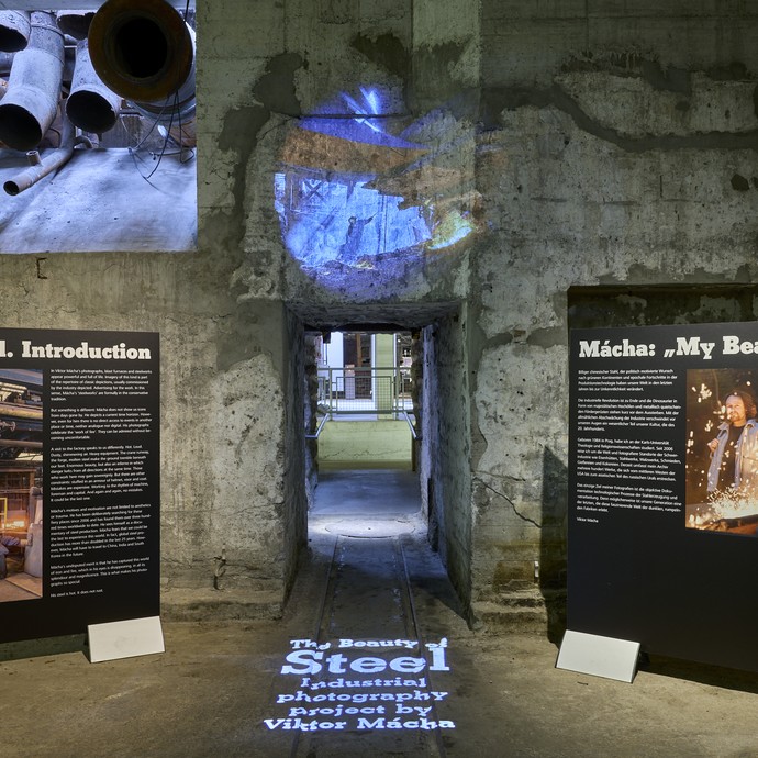 Blick in die Ausstellung (vergrößerte Bildansicht wird geöffnet)
