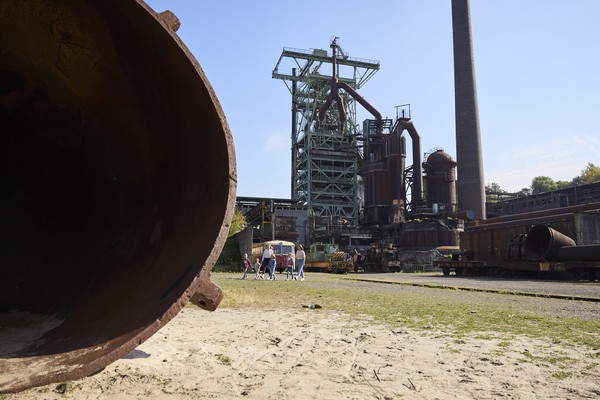 Blick auf die Henrichshütte