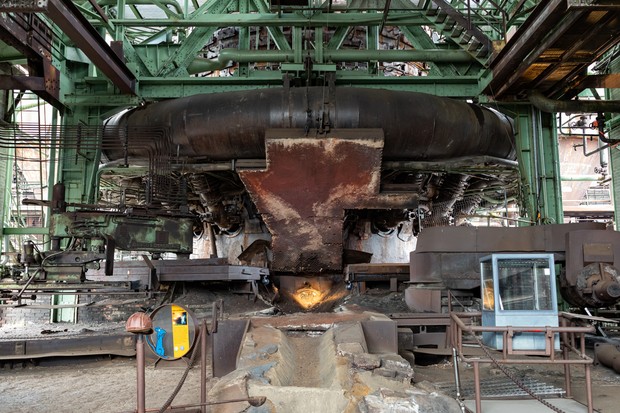 Ein Blick in die Ausstellung in der Abstichhalle.