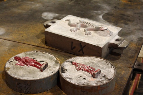 3 Formen in der Schaugießerei