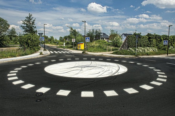 Kreisverkehr, Foto: Udo Kreikenbohm